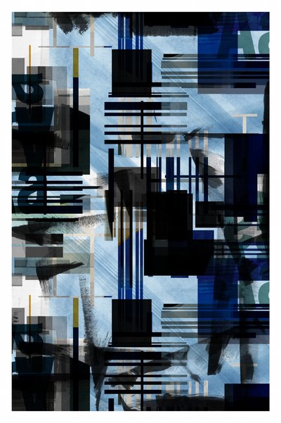 Dynamic Blue Geometry by cartissi