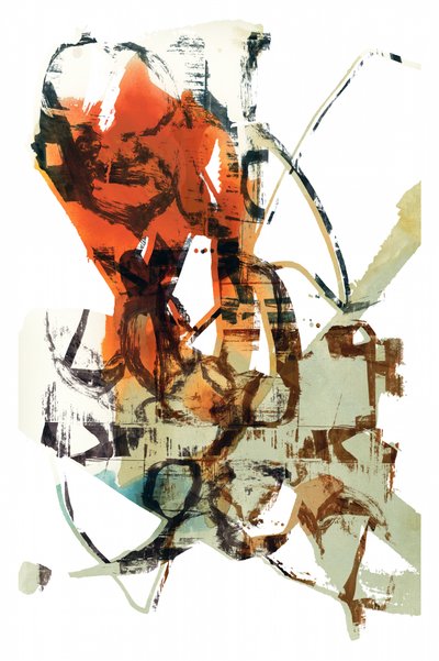 Dynamic Orange Abstract by cartissi