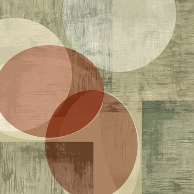 Earthy Geometric Abstract by cartissi