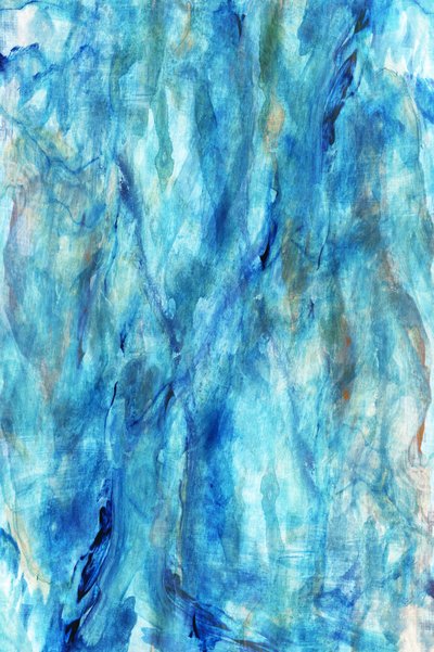 Fluid Blue Abstract by cartissi