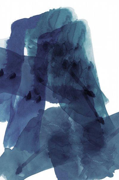 Fluid Blue Abstract by cartissi