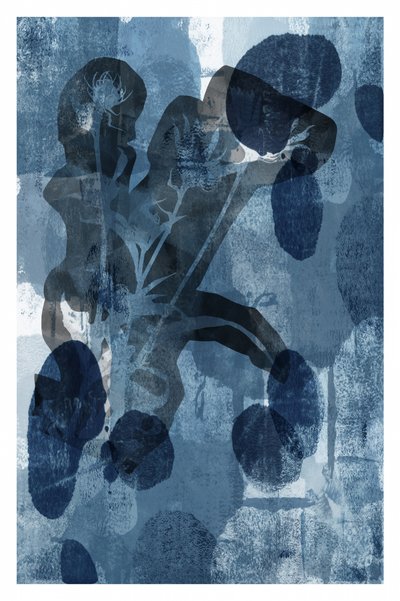 Indigo Dance Botanical by cartissi