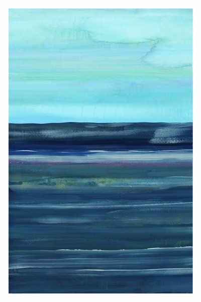 Layered Ocean Blues by cartissi