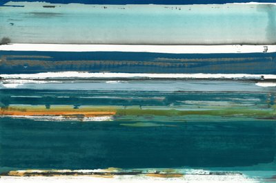 Layered Seascape Abstract by cartissi