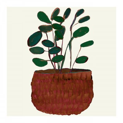 Lush Potted Houseplant by cartissi