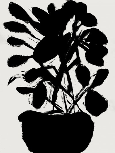 Minimalist Potted Plant by cartissi