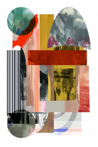 Modern Abstract Collage by cartissi