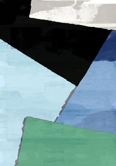 Modern Color Block Shapes by cartissi