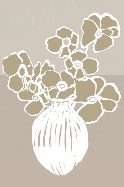 Modern Floral Vase by cartissi