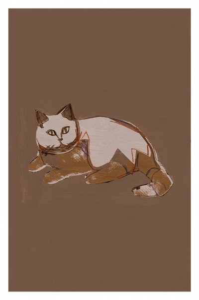 Modern Stylized Cat by cartissi