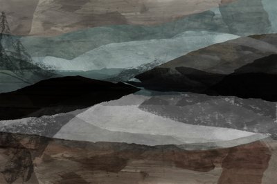 Moody Mountain Lake by cartissi