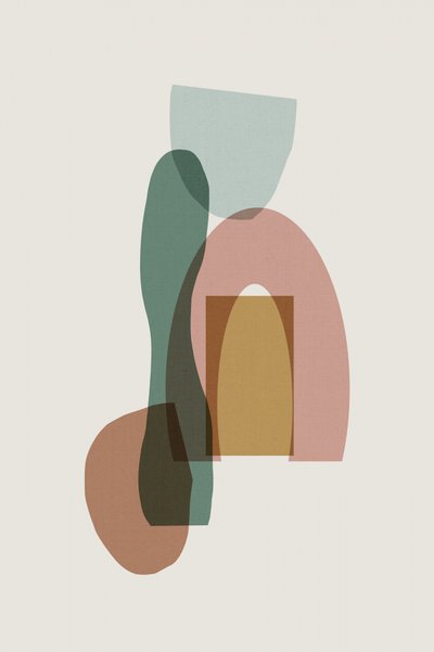 Muted Abstract Shapes by cartissi