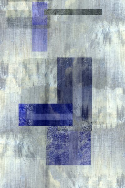 Muted Blue Geometry by cartissi