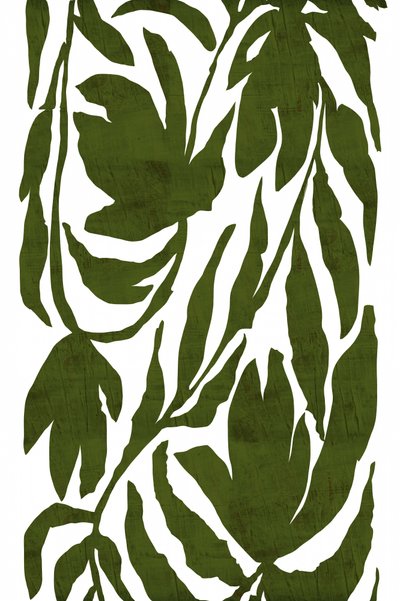 Olive Green Foliage Pattern by cartissi