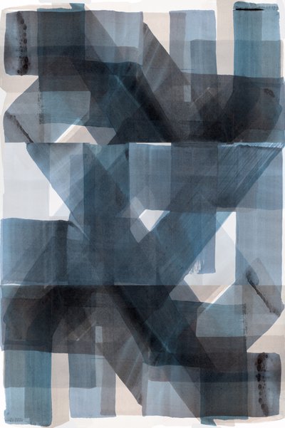 Overlapping Blue Geometrics by cartissi