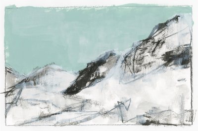 Snowy Mountain Abstract by cartissi