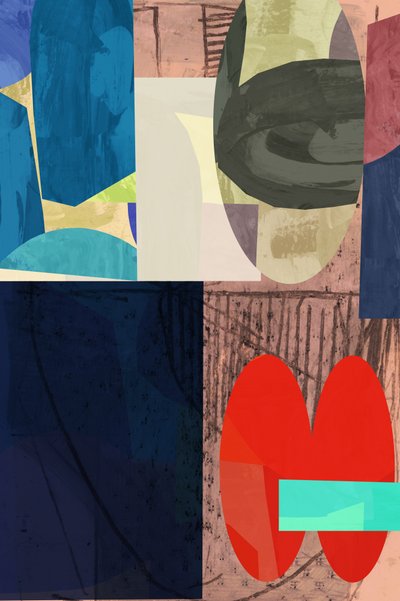 Vibrant Layered Shapes by cartissi