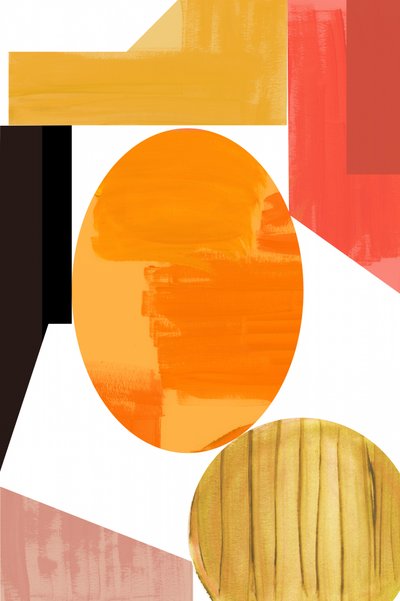 Warm Abstract Shapes by cartissi