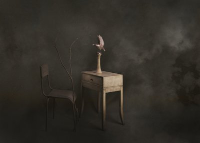 Quiet Bird Scene by chenyi wang