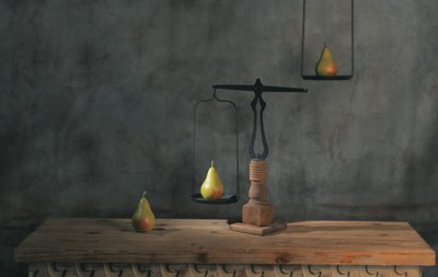 Rustic Pear Balance by chenyi wang