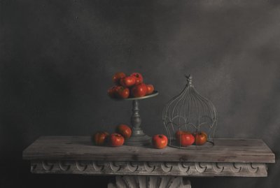 Still Life with Red Apples by chenyi wang