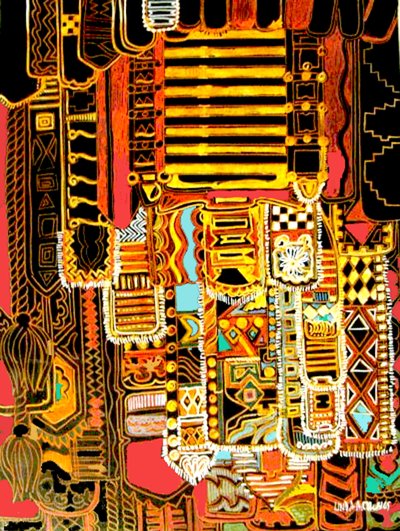 Aboriginal Motif, 2014 by linda arthurs