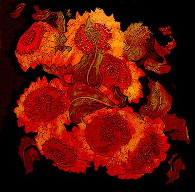 Sunflowers by linda arthurs
