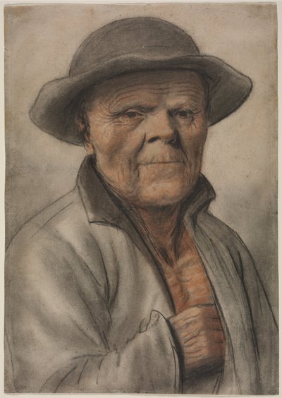 Portrait of an Old Man by manner of Nicolas Lagneau