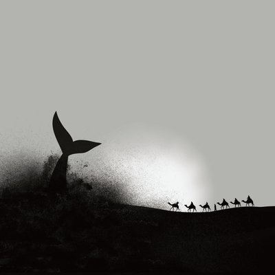 Whale Tail Desert Journey by nargesjabbari