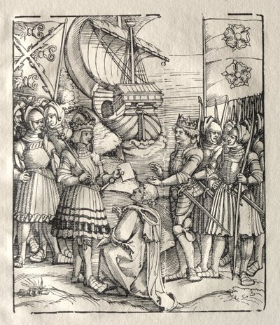 Maximilian Makes Peace with Henry VII by possibly by Peter Flötner