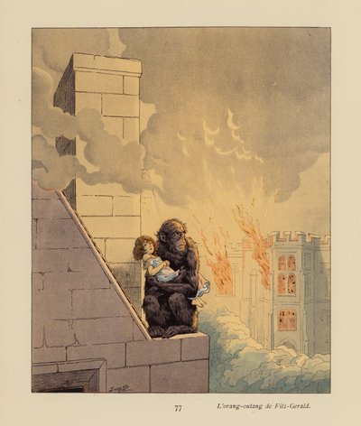 The Orangutan of Fitzgerald by pseudonym for Onfray de Breville Jacques Job