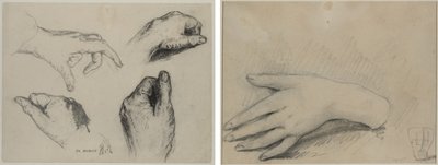 Study of Hands (recto); Study of a Woman