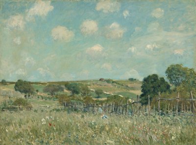 Meadow, 1875  by Alfred Sisley