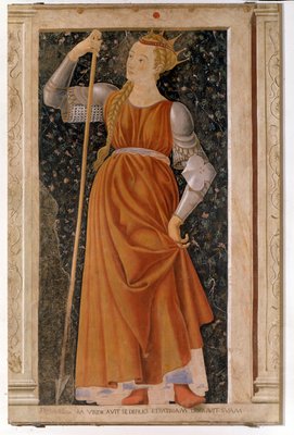 Tomyris the queen who reigned over the Massagetae (Fresco