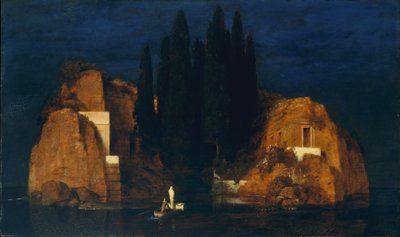 Isle of the Dead, second version, 1880 (oil on wood) by Arnold Böcklin