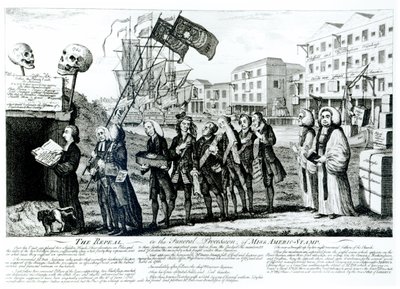 The Repeal Or The Funeral Procession Of Miss Americ St