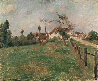 The Village of Eragny, 19th century  by Camille Jacob Pissarro