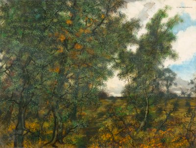 At the edge of the forest by Carl Strathmann