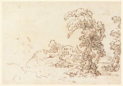 View of a Farm by Carlo Marchionni Buy fine art print