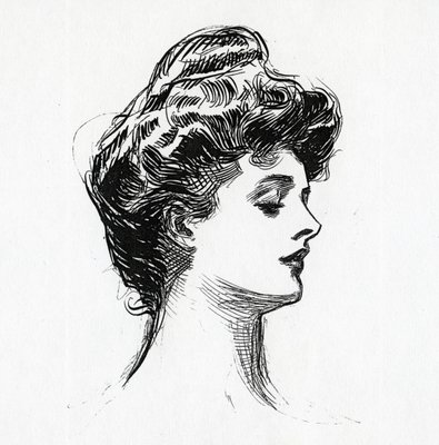 A Gibson Girl C 1902 By Charles Dana Gibson 216535