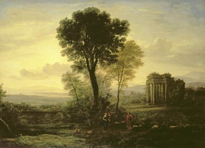 Morning (Landscape with Jacob, Rachel and Leah by the Well), 1666 by Claude Lorrain