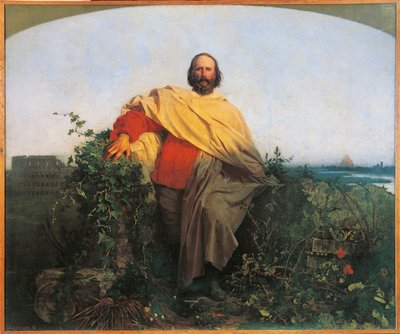 Garibaldi in Rome by Domenico Russo Buy fine art print