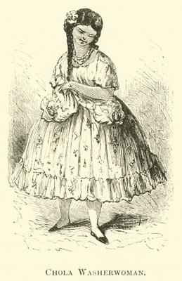 Chola Washerwoman  by Edouard Riou