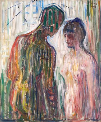 Cupid And Psyche By Edvard Munch As Fine Art Print