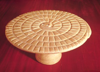 Snake Shaped Gaming Board Used For The Game Mehen Thin 421935