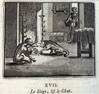 The Monkey And The Cat Fables By Jean De La Fontaine