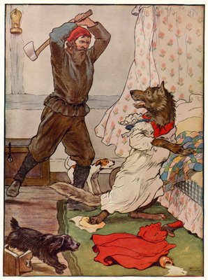 Little Red Riding Hood By Frank Adams