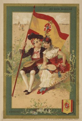 Spanish Couple by French School as fine art print (#509574)
