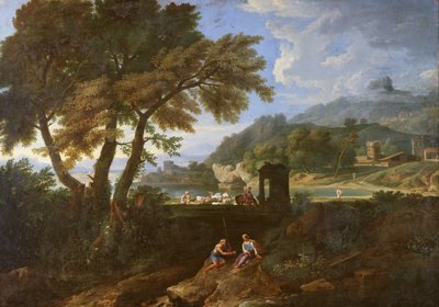Landscape  by Gaspard Poussin Dughet