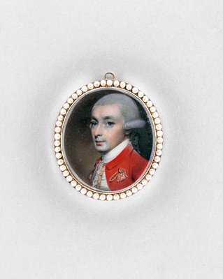 Portrait of a man, c.1775 (watercolor on ivory by George Engleheart